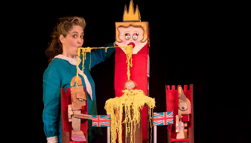 סעודה אצל המלכה- הצגת תיאטרון בובות לילדים